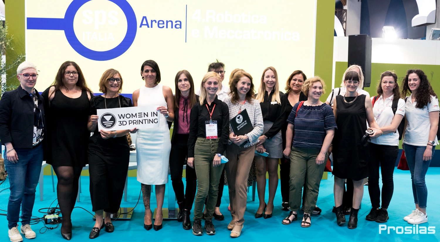 Wi3DP_parma_24_5_22-211187 Vanna Menco CEO Prosilas alla SPS di Parma con Women in 3D Printing
