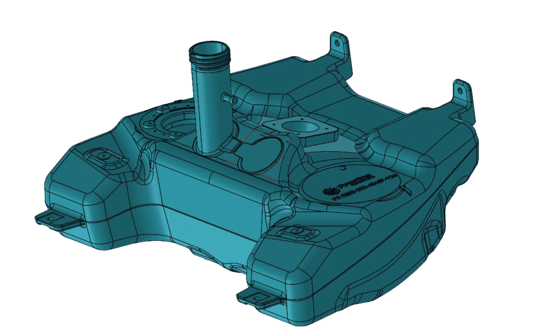 Serbatoio 3D in Poliammide