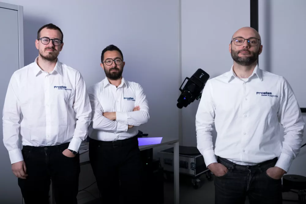 Prosilas - Prototal - Stampa 3D - manifattura additiva - laboratori qualità- Marco Soldini - Matteo Biancamano - Roberto Nasini - Scanner 3D Prosilas offre servizi di report metrologici e reverse engineering utilizzando uno scanner Gom Atos 5.